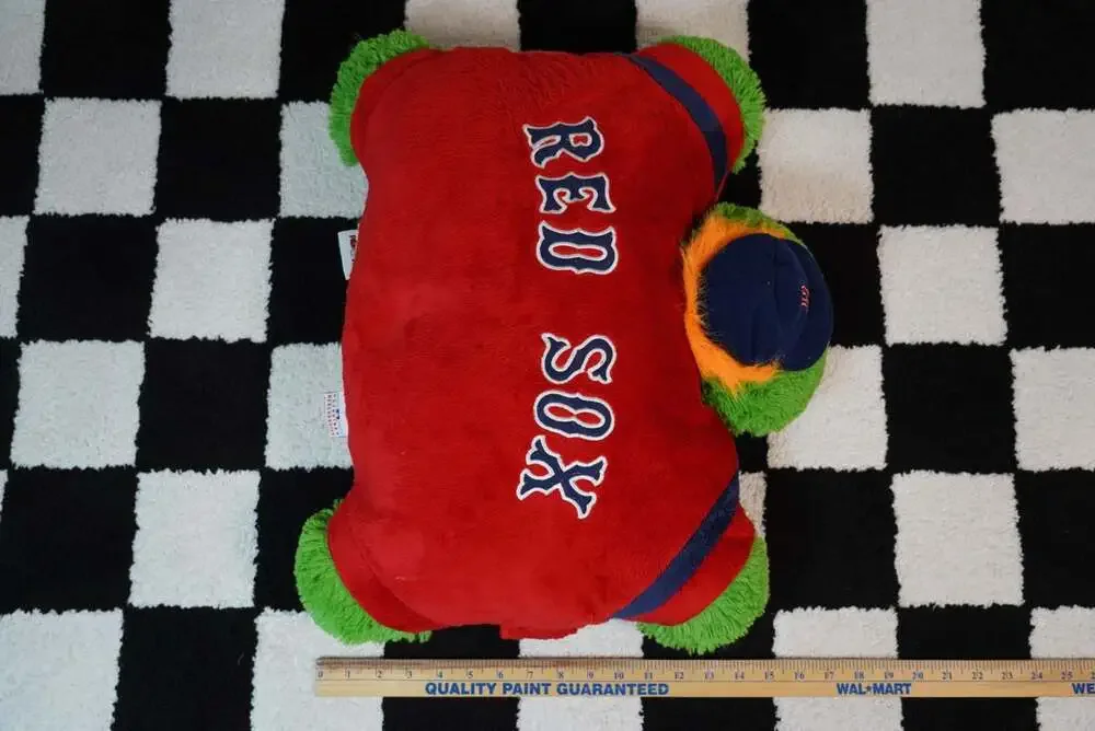 Pillow Pets Boston Red Sox Wally the Green Monster Plush Mascot Pillow